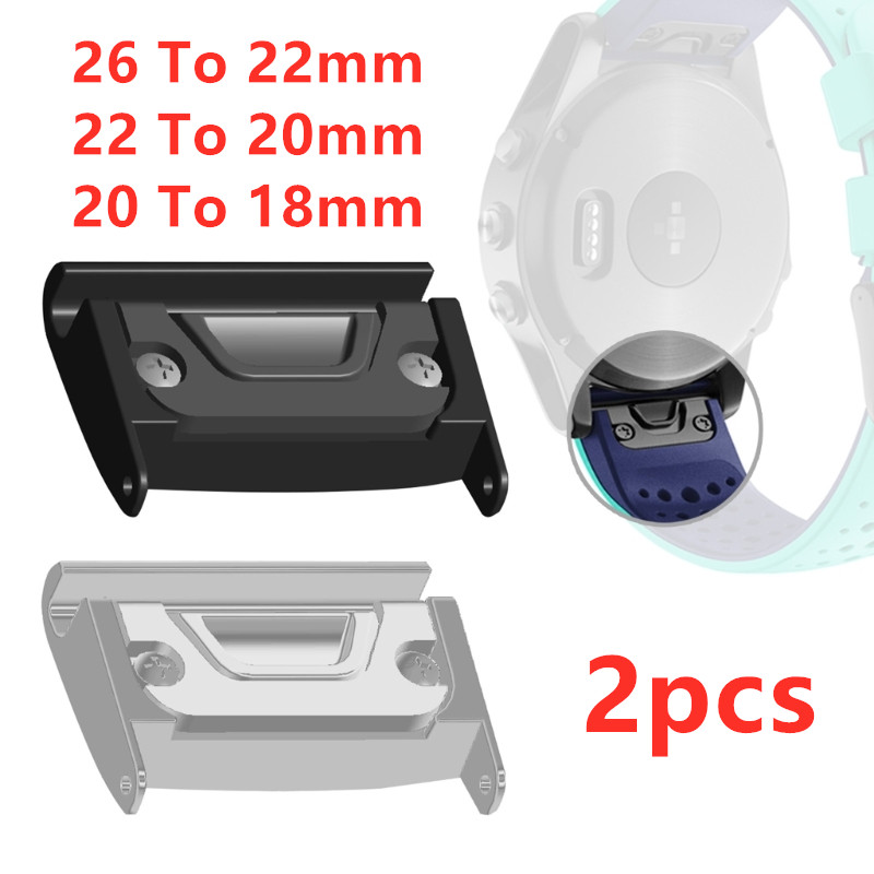 Silicone Watch Band 22Mm - 2 buah adaptor tali jam tangan
