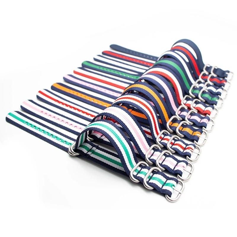 Nato Strap Nylon - Tali jam tangan nilon balistik baru