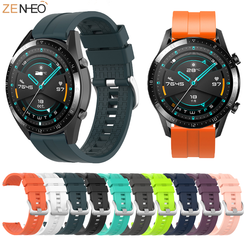 Silicone Watch Band 22Mm - Tali Jam Tangan Silikon Asli 22Mm