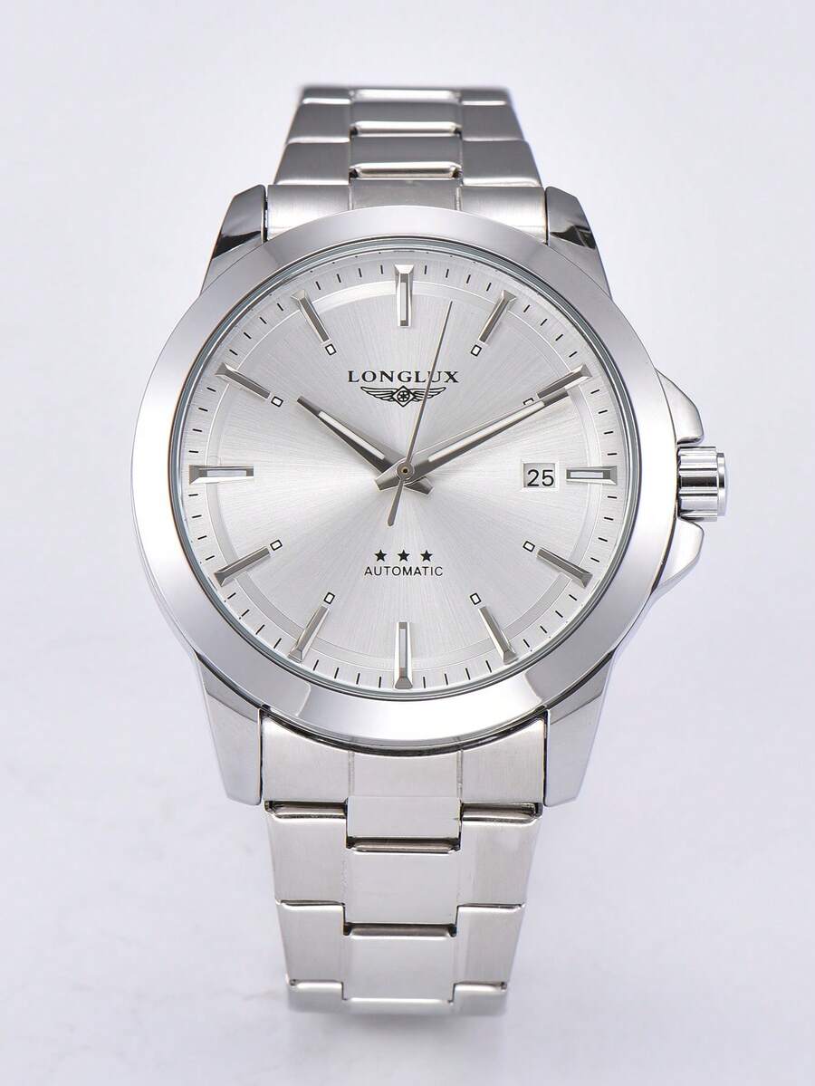 Butterfly Clasp Deployant - LONGLUX 1pc Jam Tangan Pria Otomatis
