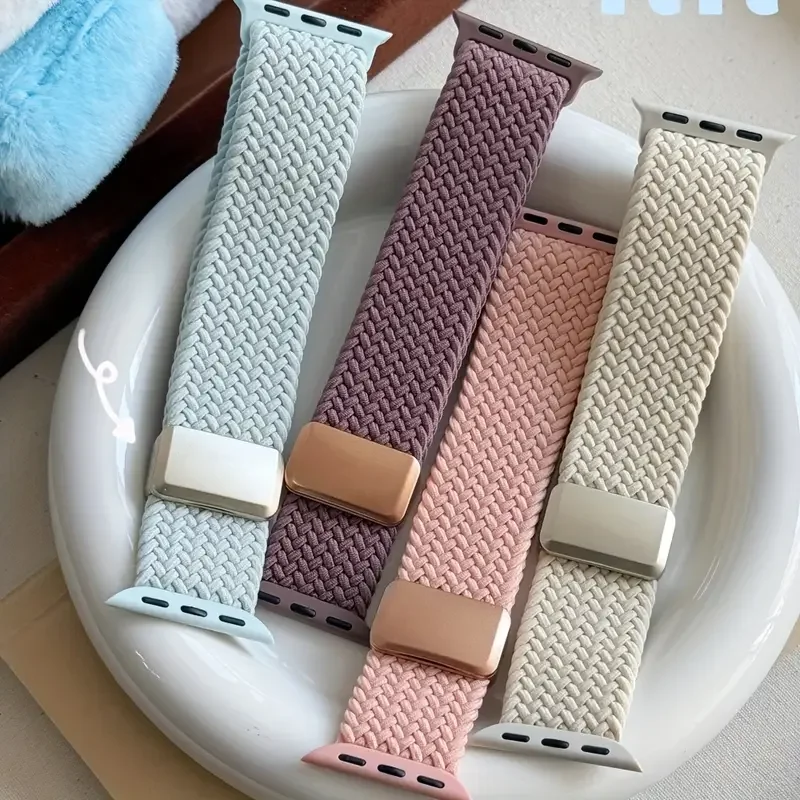 Milanese Loop Magnetic - Tali Nilon Kepang untuk Apple Watch
