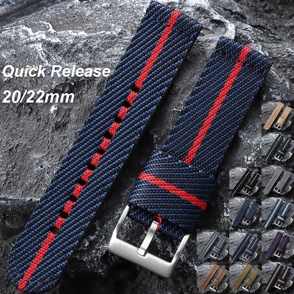 Canvas Strap Watch - 20Mm 22Mm untuk Tudor Tali Jam