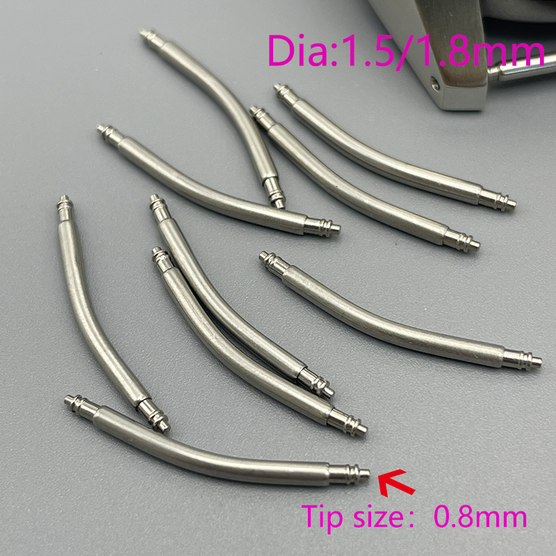 Curved Spring Bar - 10/20 Buah Pin Tautan Tali Jam