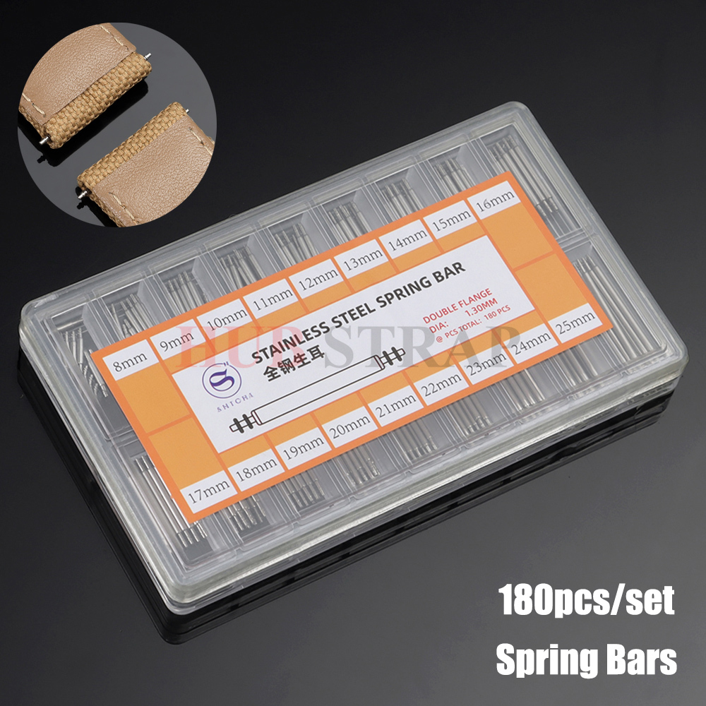 Spring Bar Tool Set - 180 Buah/Set Tali Jam Tangan Baja