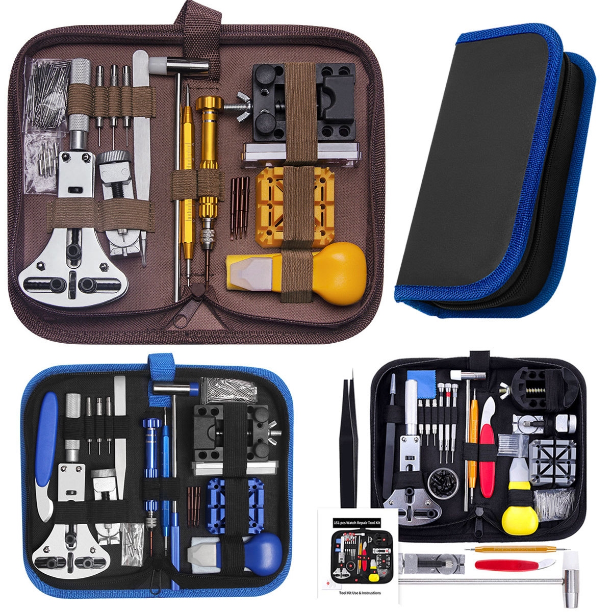 Spring Bar Tool Set - Peralatan Perbaikan Jam Tangan Profesional, Peralatan