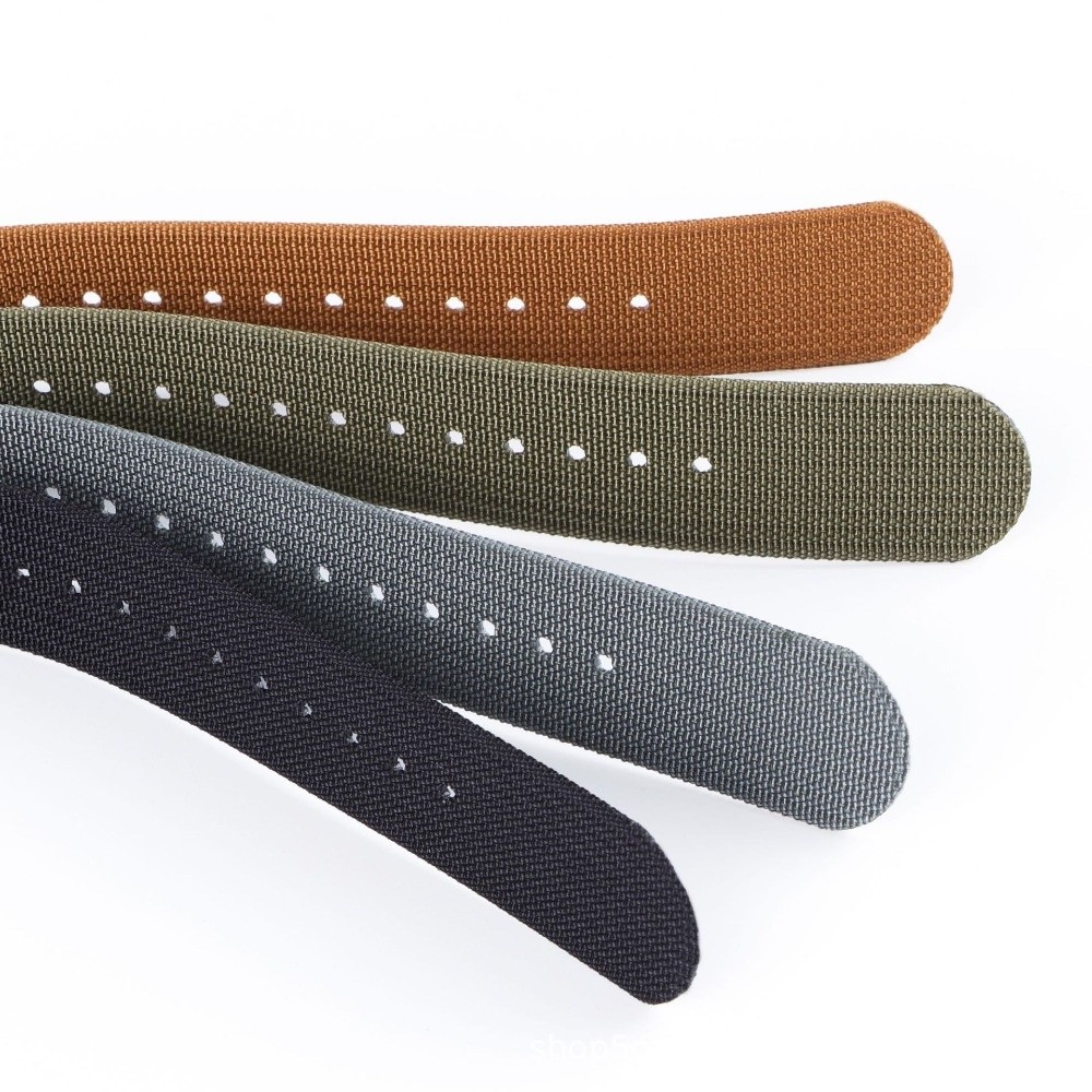 Nato Strap Nylon - 14/16/18/20/22Mm Gelang Jam Tangan NATO Gelang