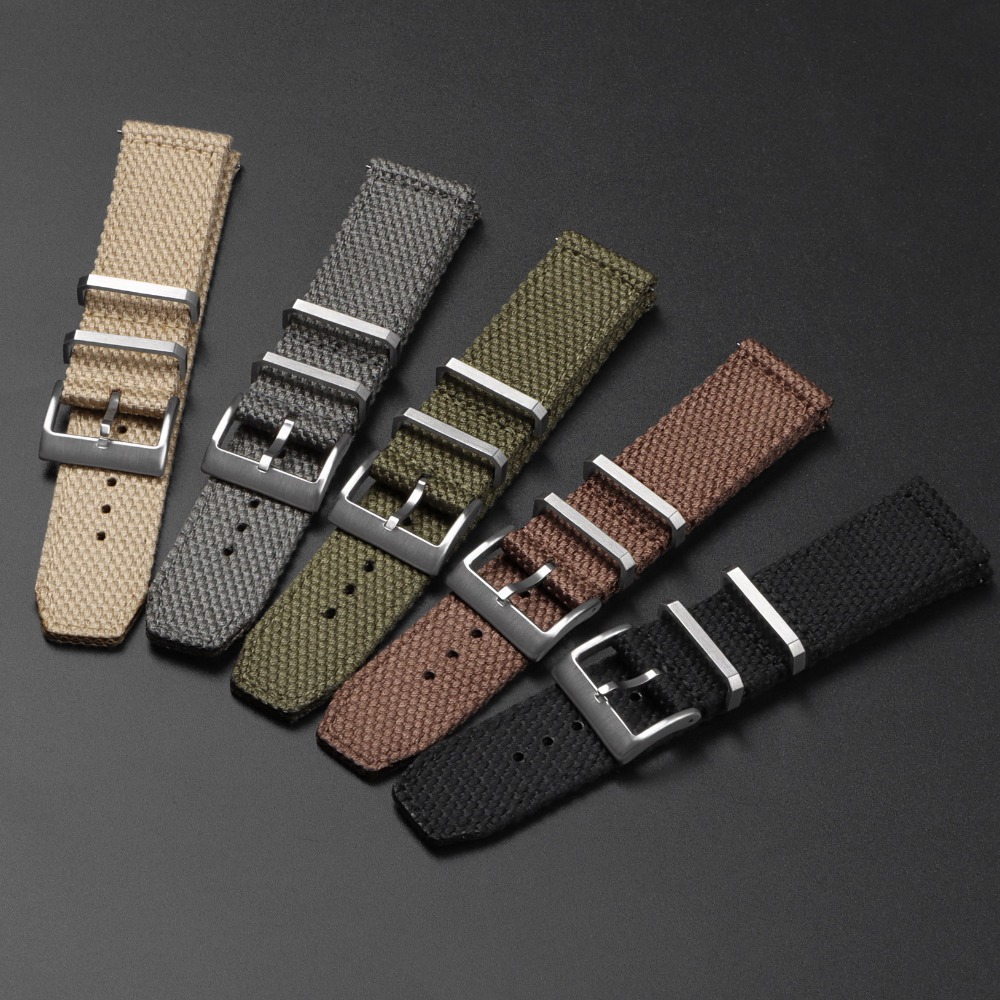 Tali jam nilon 20mm 22mm, kual - Nato Strap Nylon ulasan dan harga