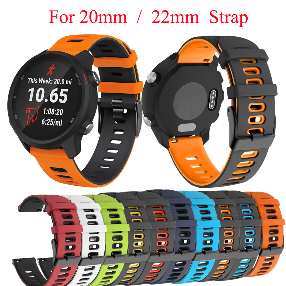 Tali jam silikon olahraga, 20  - Silicone Watch Band 22Mm ulasan dan harga