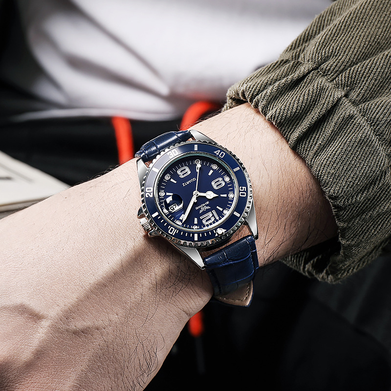 Jam Tangan Bisnis Pria Tali Ku - Leather Watch Band Men ulasan dan harga