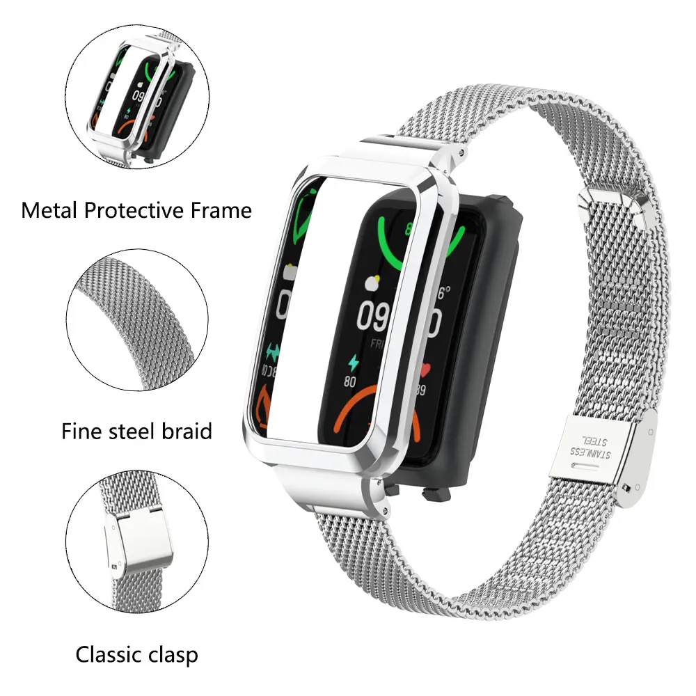 Cocok untuk Oppo Band 2 Tali J - Mesh Strap Metal ulasan dan harga