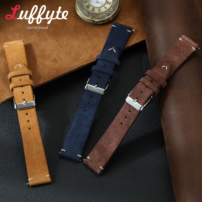 Tali Jam Tangan Kulit Suede Vi - Suede Strap Watch ulasan dan harga