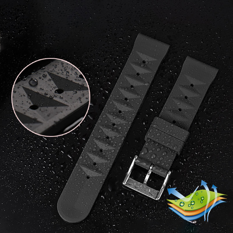 Tali jam tangan karet Premium  - Rubber Strap Diver ulasan dan harga