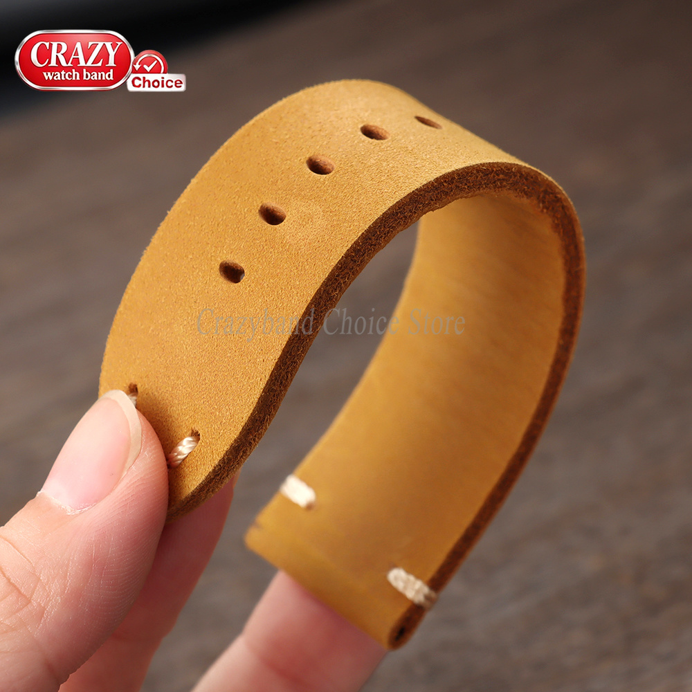 Tali Jam Tangan Kulit Sapi Bua - Suede Strap Watch ulasan dan harga