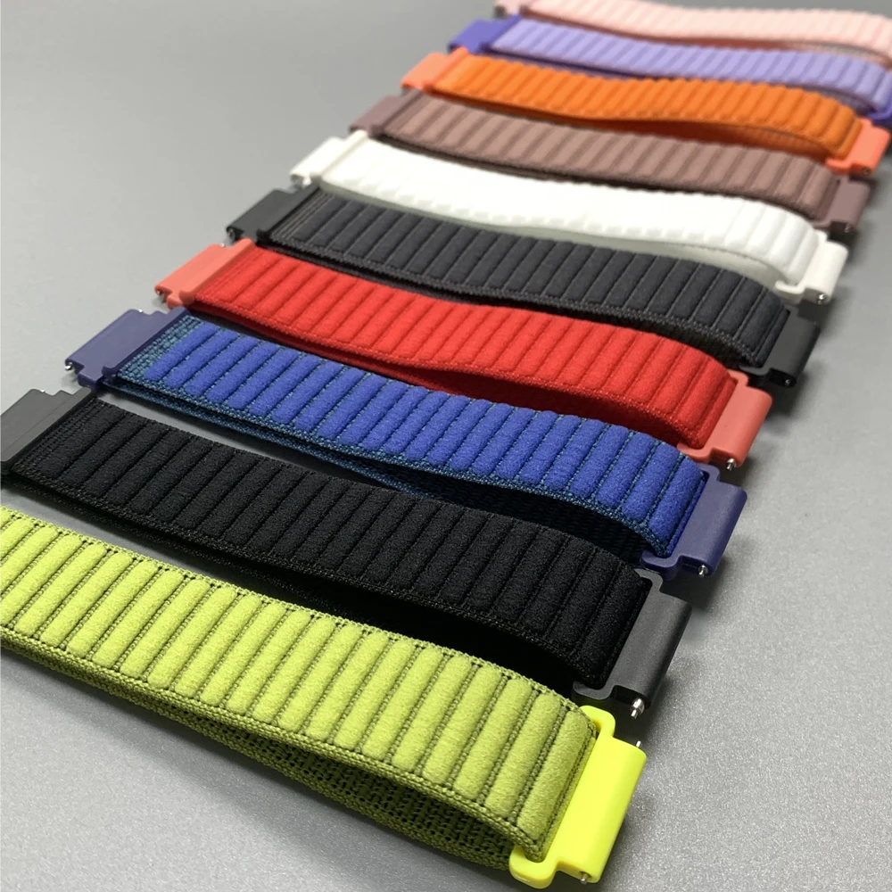 Tali Olahraga Nilon 20Mm 22Mm  - Sport Loop Velcro ulasan dan harga