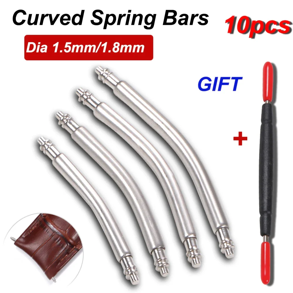 10 Buah Batang Pegas Ujung Mel - Curved Spring Bar ulasan dan harga