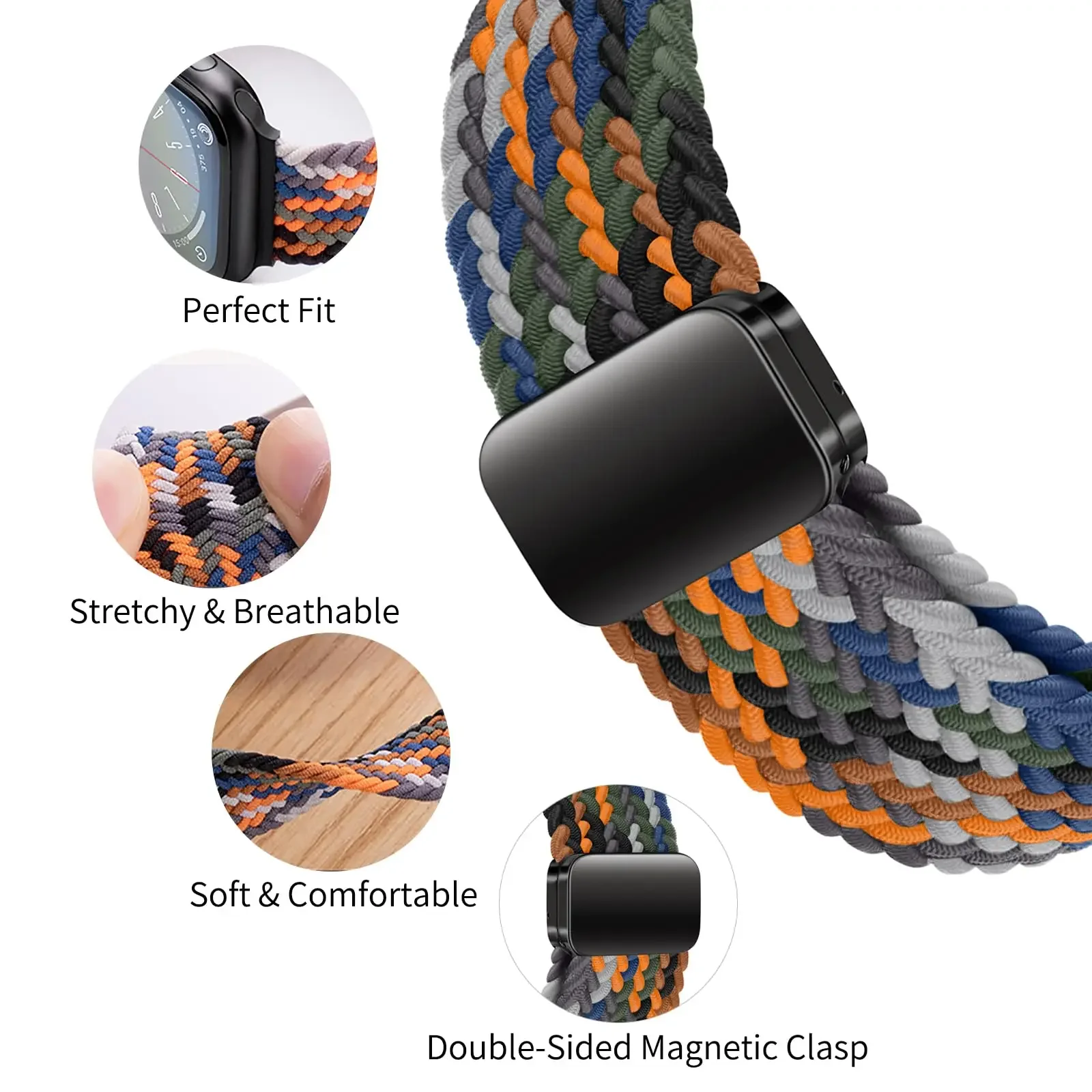 Tali Nilon Kepang untuk Apple  - Milanese Loop Magnetic ulasan dan harga