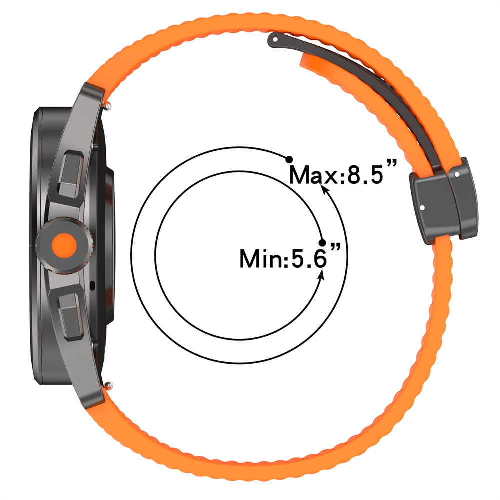 Tali silikon 22MM untuk jam ta - Silicone Watch Band 22Mm ulasan dan harga