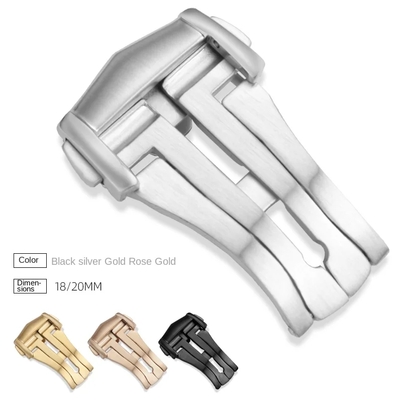 Gesper Jam Tangan Baja Tahan K - Butterfly Clasp Deployant ulasan dan harga