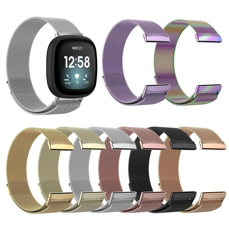 Tali Milan untuk Fitbit Versa  - Milanese Loop Magnetic ulasan dan harga