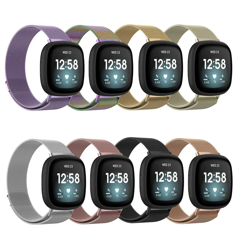 Tali Milan untuk Fitbit Versa  - Milanese Loop Magnetic ulasan dan harga