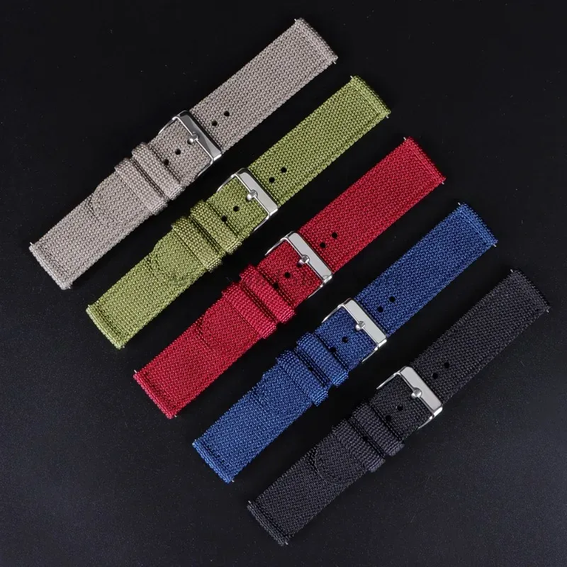18 20 22 24mm tali kanvas nilo - Nato Strap Nylon ulasan dan harga