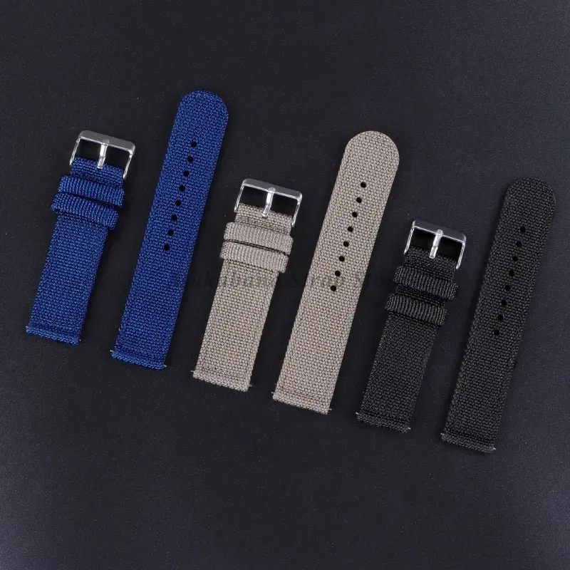 18 20 22 24mm tali kanvas nilo - Nato Strap Nylon ulasan dan harga