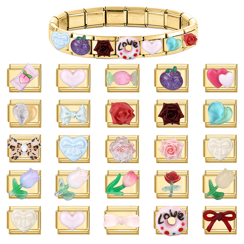 Baru Vintage Glitter Bunga Mat - Butterfly Clasp Deployant ulasan dan harga