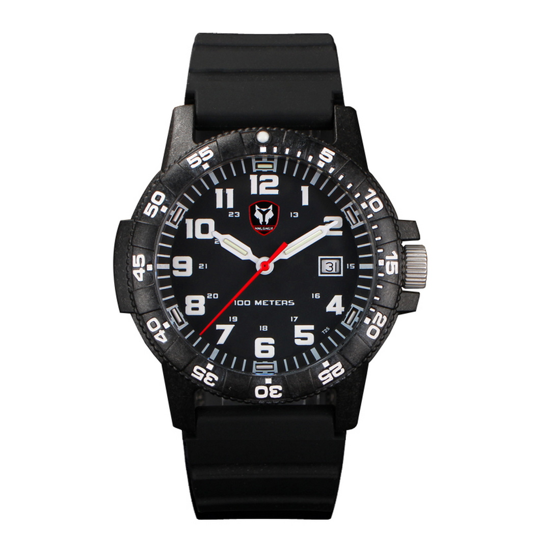 Hnlgnox Jam Tangan Pilot Pria  - Rubber Strap Diver ulasan dan harga