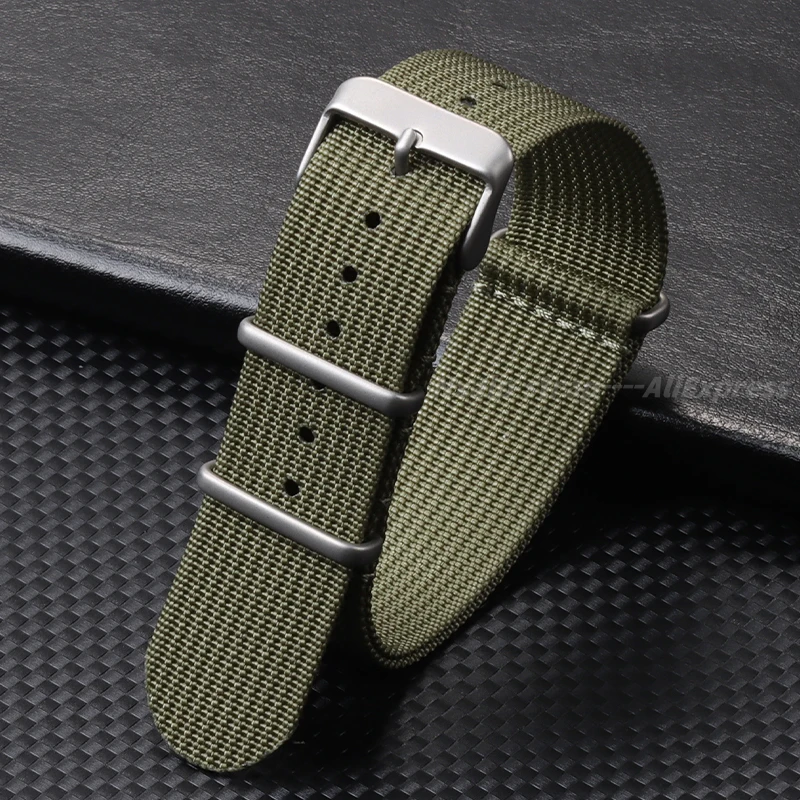 Tali jam nilon Ribbed 18mm 20m - Nato Strap Nylon ulasan dan harga