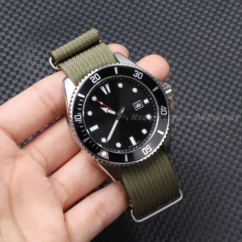 Tali jam nilon Ribbed 18mm 20m - Nato Strap Nylon ulasan dan harga