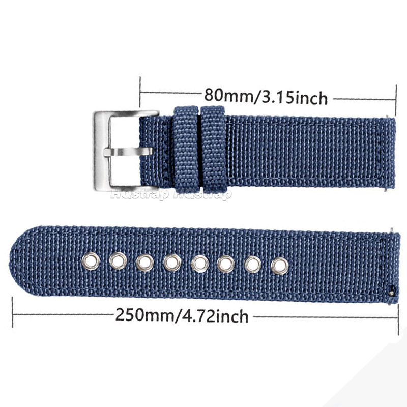 Gelang jam tangan nilon 18mm 2 - Nato Strap Nylon ulasan dan harga