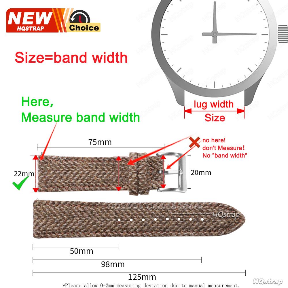 Tali Nilon Tweed 18Mm 20Mm 22M - Leather Strap Quick Release ulasan dan harga