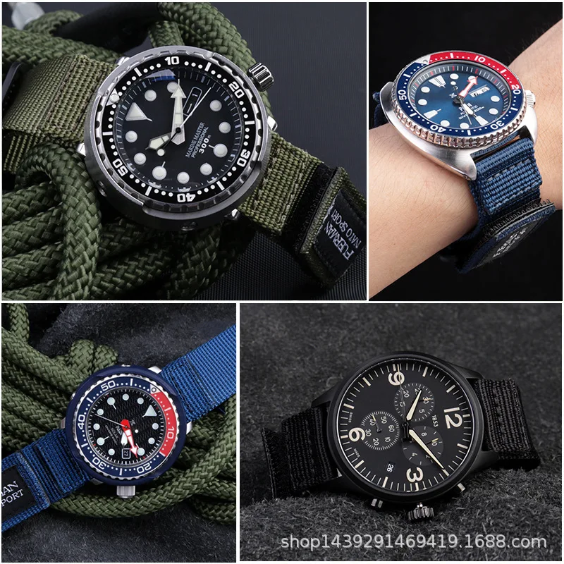 Tali jam tangan nilon Nato ter - Nato Strap Nylon ulasan dan harga