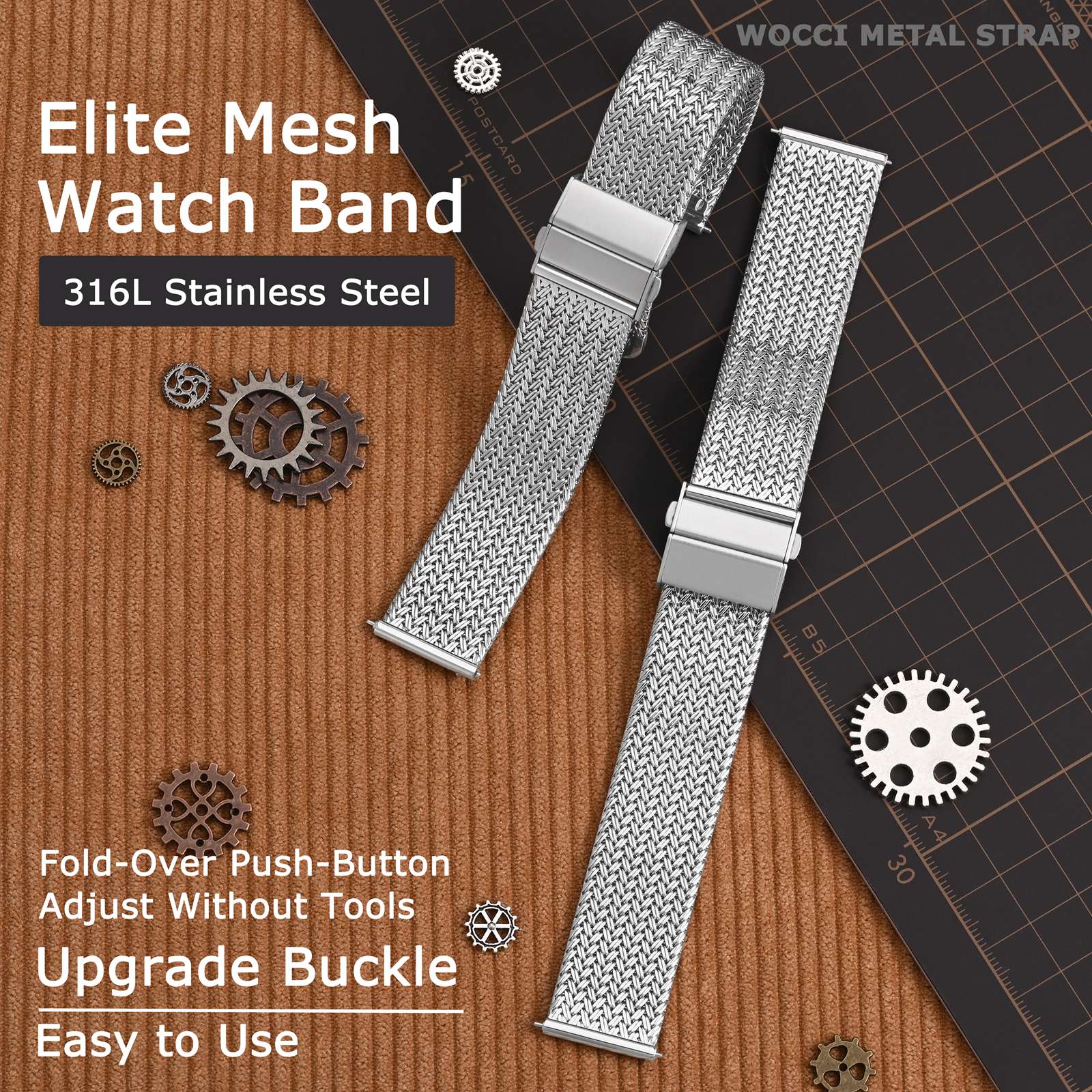 Tali Jam Tangan Logam WOCCI El - Nato Strap Nylon ulasan dan harga