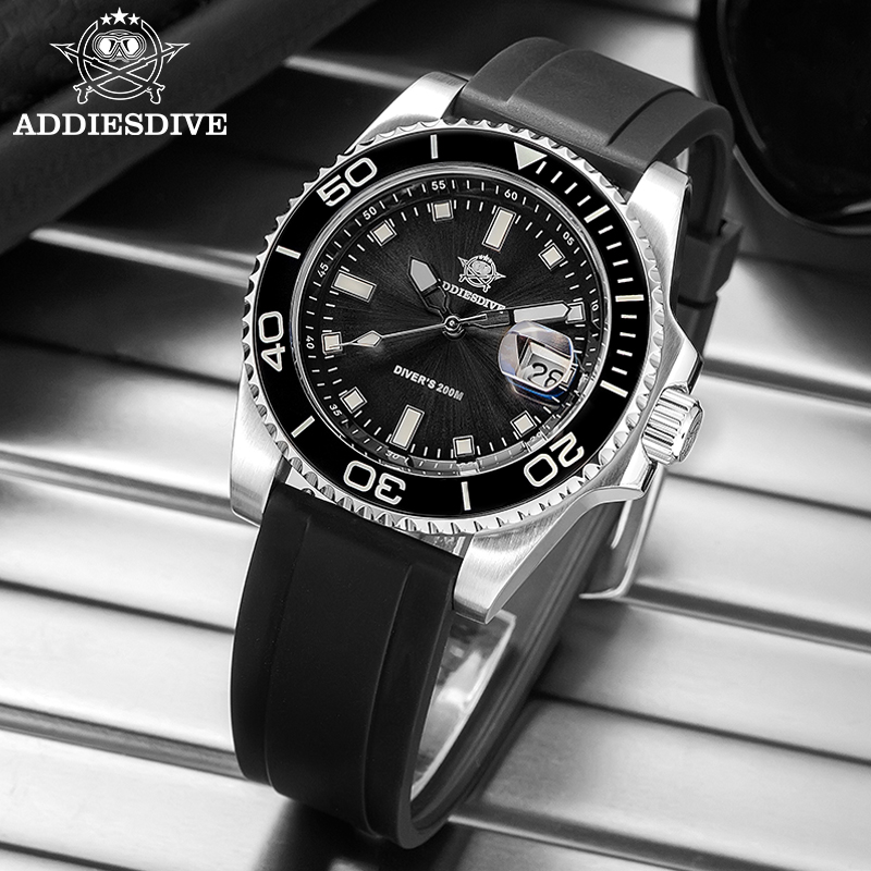 ADDIESDIVE 2115 Jam Tangan Men - Rubber Strap Diver ulasan dan harga