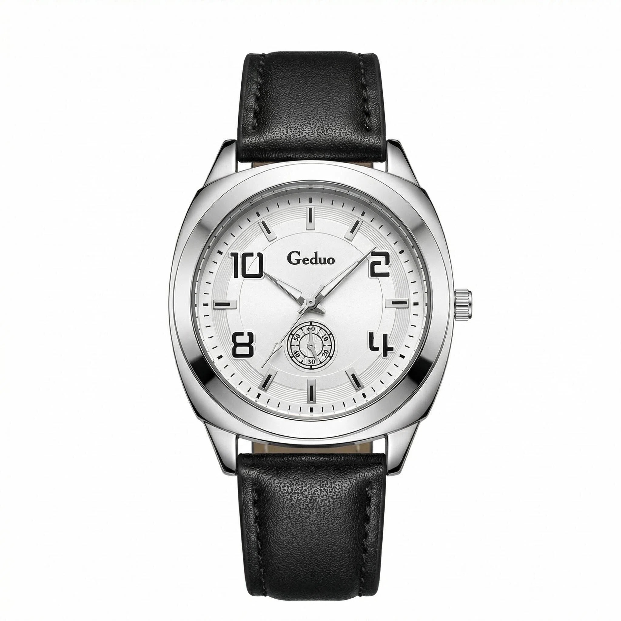 Jam Tangan Kasual Pria Quartz  - Leather Watch Band Men ulasan dan harga