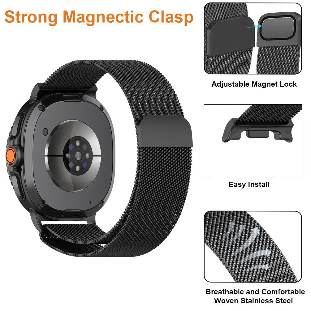 Tali Jam Tangan Milan Magnetik - Mesh Strap Metal ulasan dan harga