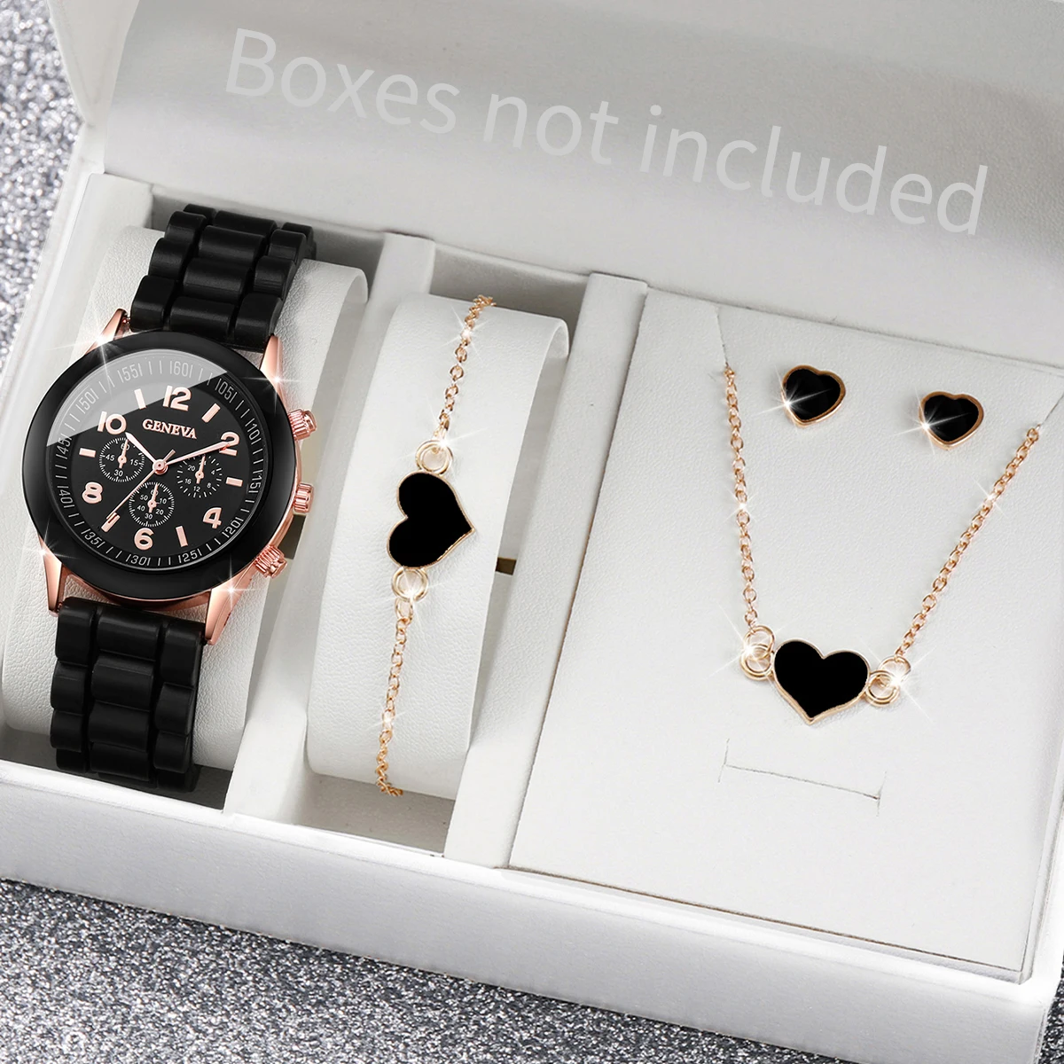 5/6 Buah Jam Tangan Wanita Mod - Silicone Band Women ulasan dan harga