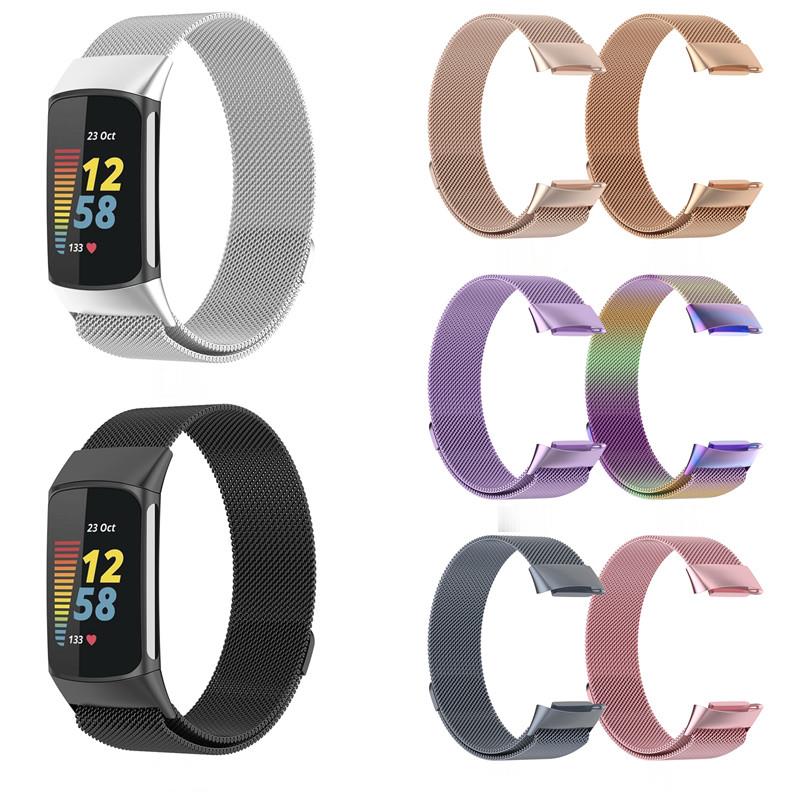 Gelang logam untuk Fitbit Char - Milanese Loop Magnetic ulasan dan harga