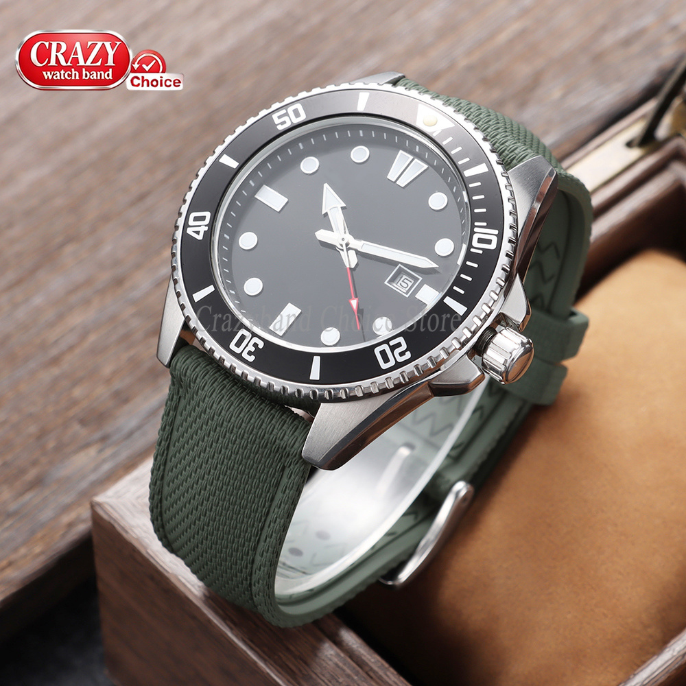 Tali Jam Tangan Karet FKM Baru - Rubber Strap Diver ulasan dan harga