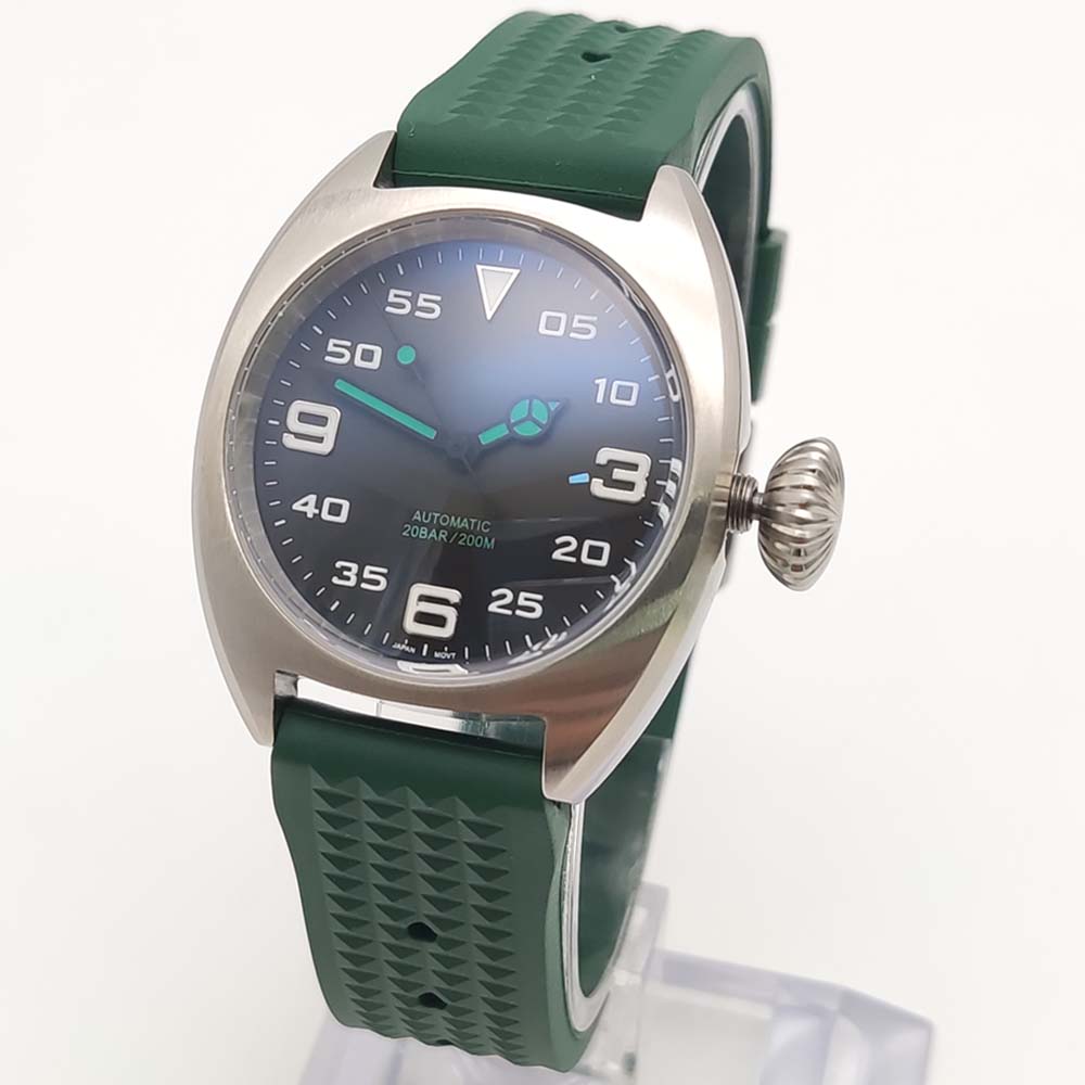 Jam Tangan Fashion 36MM dengan - Rubber Strap Diver ulasan dan harga