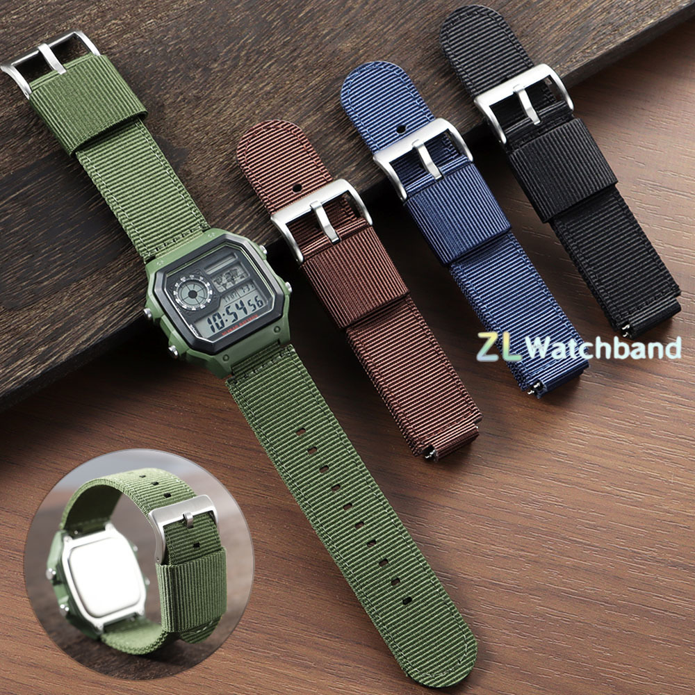 Tali Jam Tangan Nilon Kanvas 1 - Canvas Strap Watch ulasan dan harga