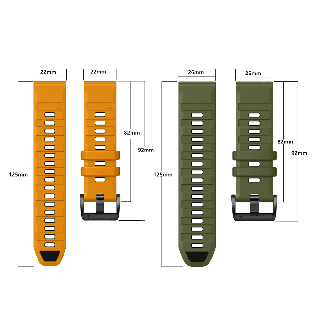 Fenix ​​E 47mm Tali Jam Tangan - Silicone Watch Band 22Mm ulasan dan harga