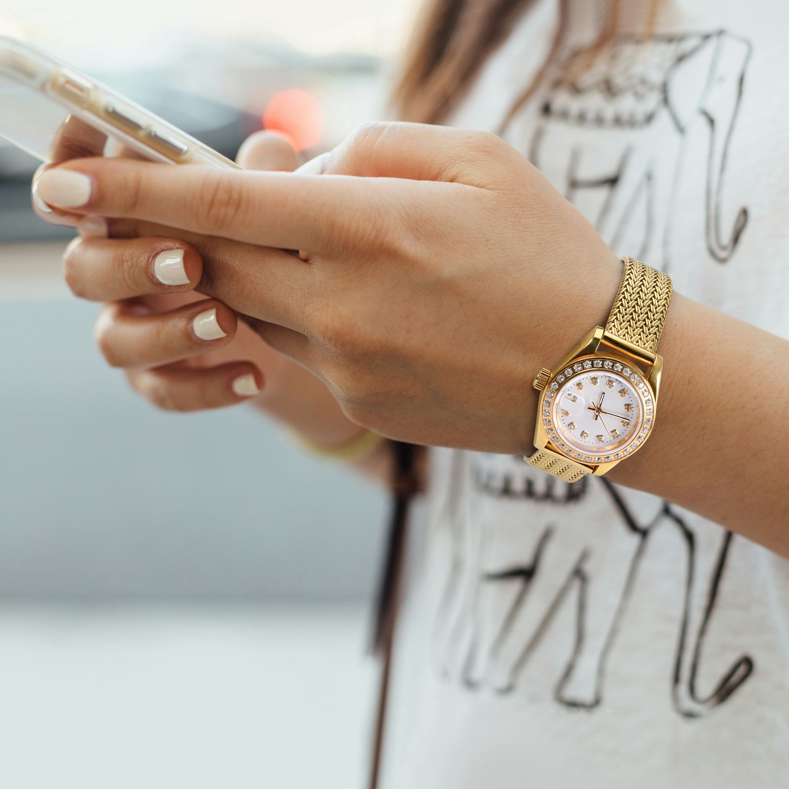 WOCCI gelang jam tangan logam  - Mesh Strap Metal ulasan dan harga