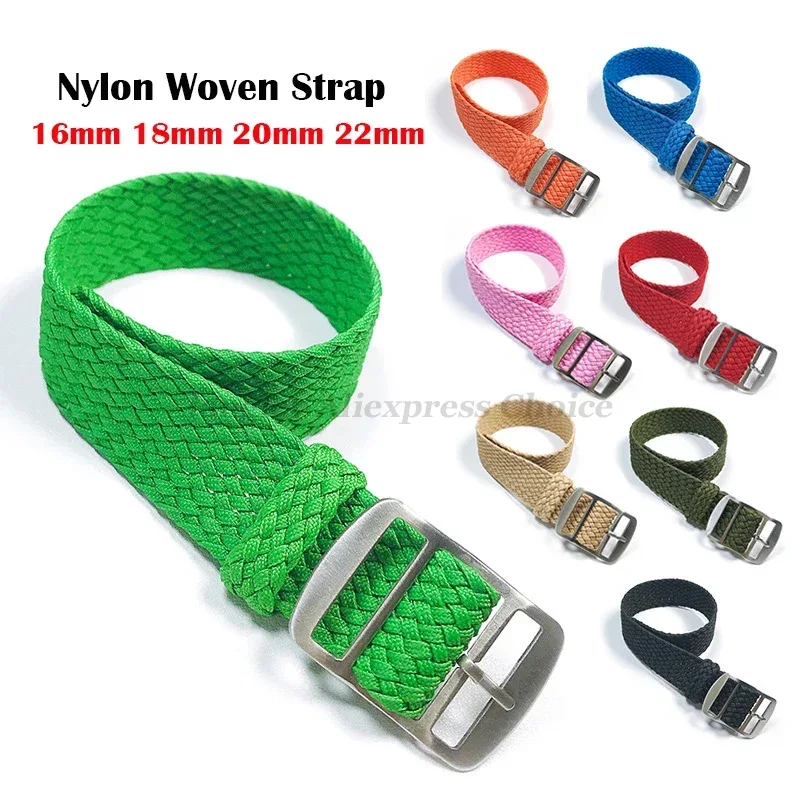 Gelang jam tangan nilon tenun  - Perlon Strap Woven ulasan dan harga