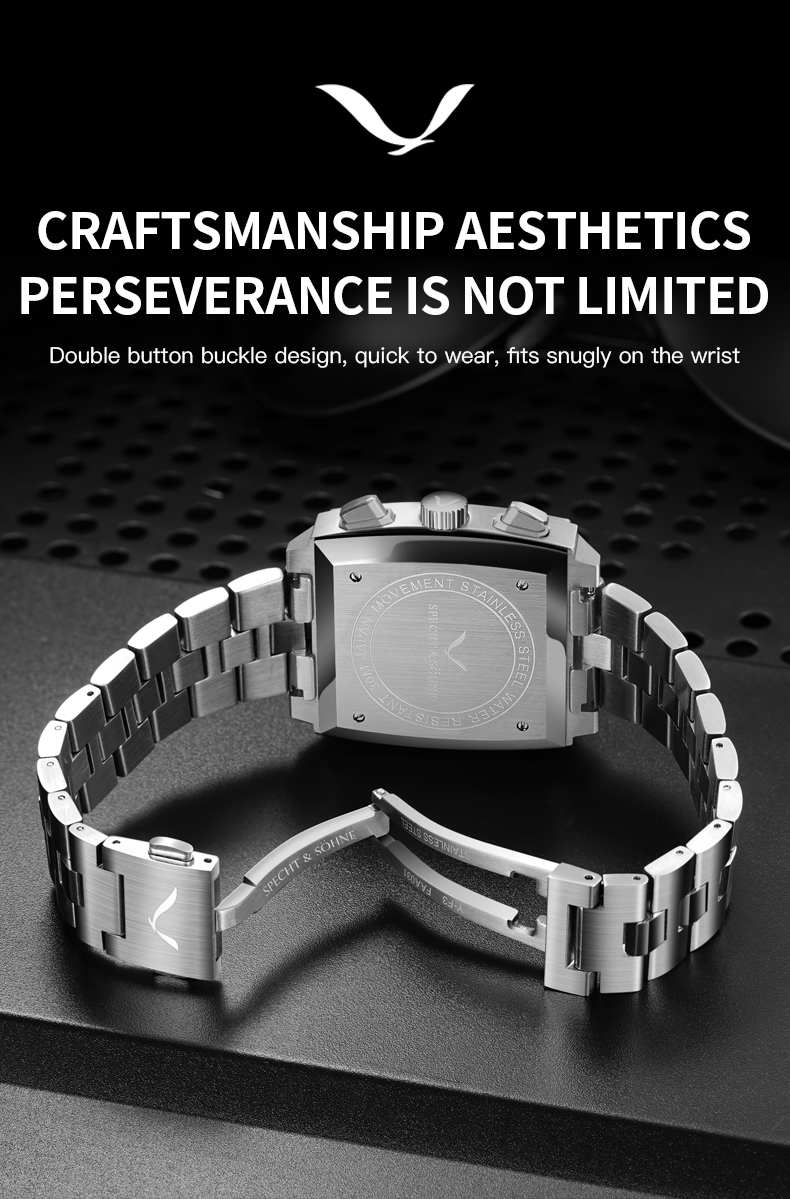 Specht & Sohne Produk Baru Jam - Leather Watch Band Men ulasan dan harga