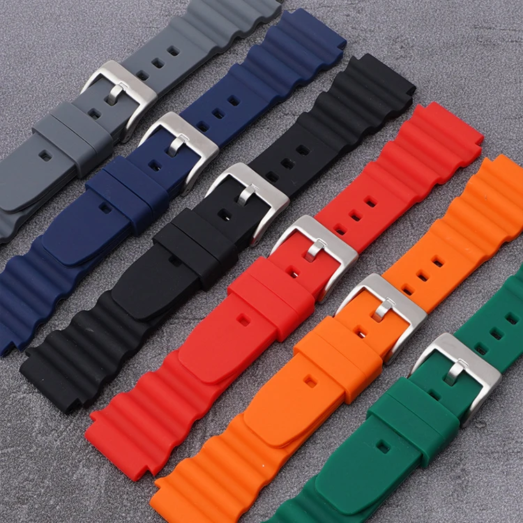 20Mm 22Mm Tali Jam Tangan Olah - Rubber Strap Diver ulasan dan harga
